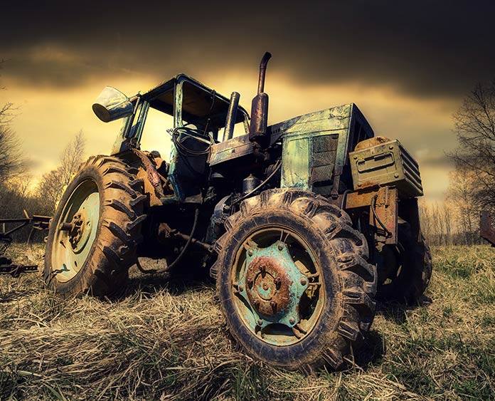 Chcete se zbavit starých pneumatik traktoru